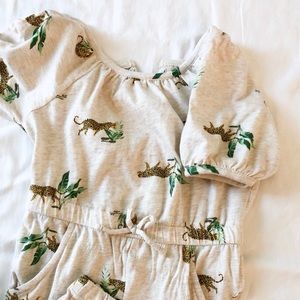 Old navy cheetah Jumpsuit SIZE 4T
